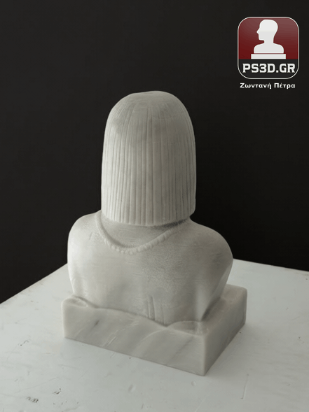 PS3D Αγάλματα Προτομή μαρμάρινα Γλυπτά πορτρέτα από την φωτογραφία μαρμάρινες προτομές PS3D Portrait Sculpture Head Bust Custom Sculpture by Photo 