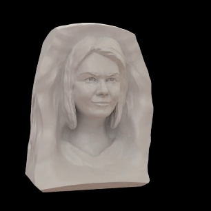 Ειδικη μαρμάρινη κατασκευή PS3D Αγάλματα Προτομή Γλυπτά πορτρέτα από την φωτογραφία 